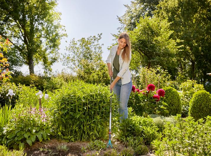 Культиватор-грабли 2-в-1 для комбисистемы GARDENA (03165-20.000.00)