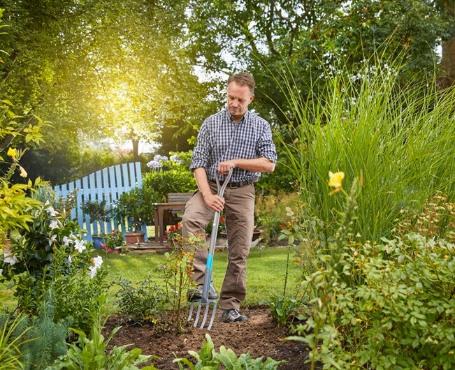 Вилы садовые, плоский зуб GARDENA NatureLine (17002-20.000.00)